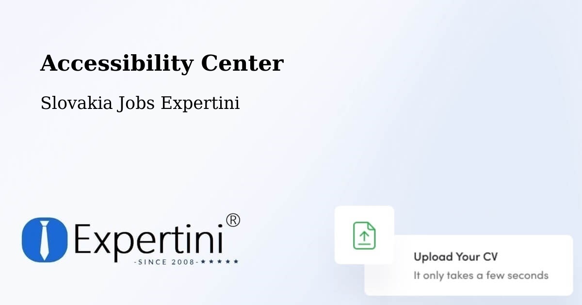 Accessibility Statement – Ždiar - Slovakia Jobs Expertini